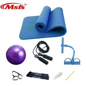 GET FIT SET - Yoga Mat, Pilates Ball, Jump Rope, etc!