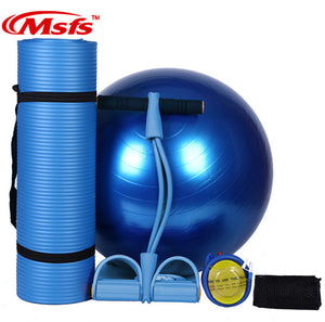 GET FIT SET - Yoga Mat, Pilates Ball, Jump Rope, etc!