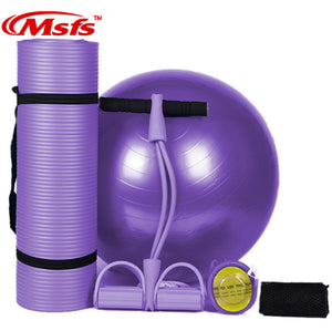 GET FIT SET - Yoga Mat, Pilates Ball, Jump Rope, etc!