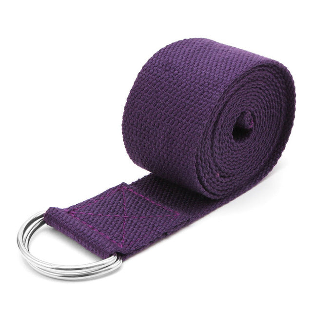 Adjustable Sport Stretch D-Ring Yoga Strap