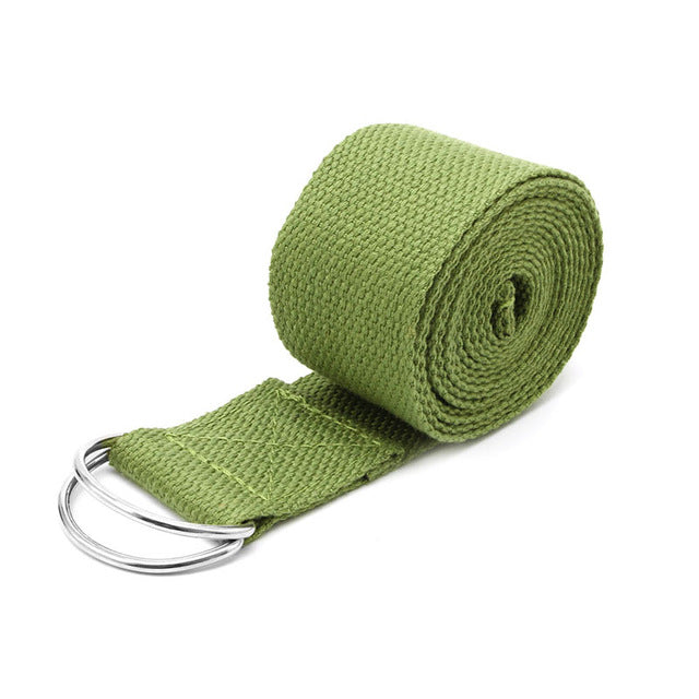 Adjustable Sport Stretch D-Ring Yoga Strap