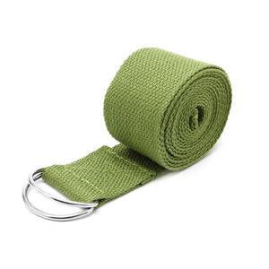 Adjustable Sport Stretch D-Ring Yoga Strap