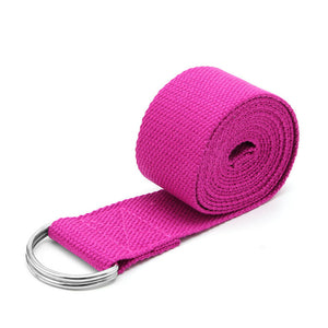 Adjustable Sport Stretch D-Ring Yoga Strap