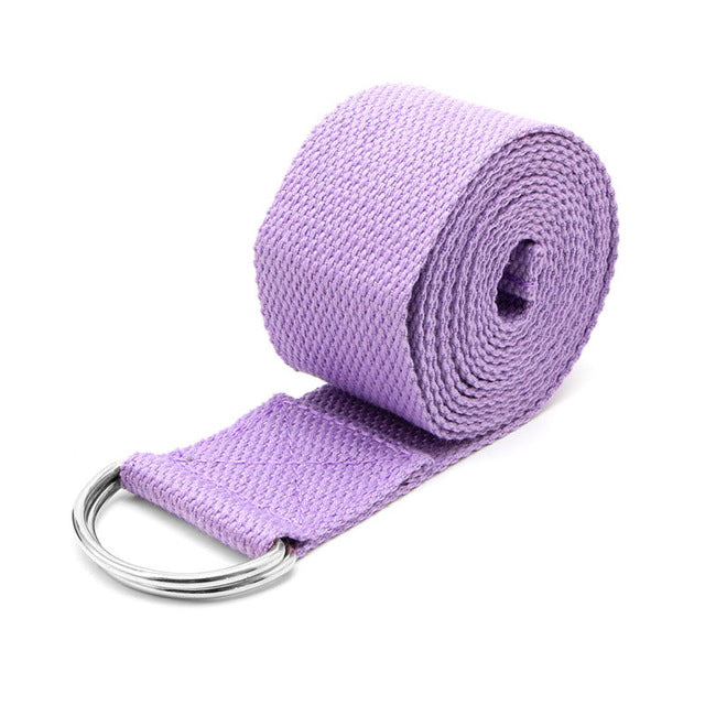 Adjustable Sport Stretch D-Ring Yoga Strap