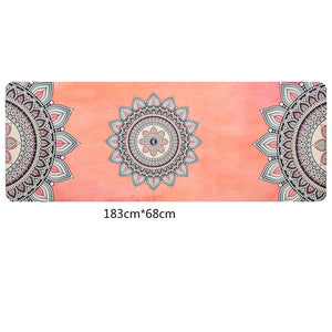 Travel Yoga Mat!  1.5mm Ultra-thin, Eco-Friendly, Natural Rubber.  Beautiful Designs!