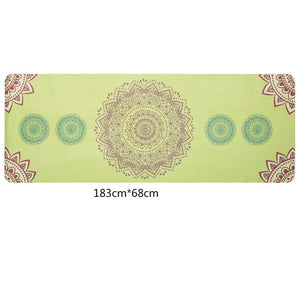 Travel Yoga Mat!  1.5mm Ultra-thin, Eco-Friendly, Natural Rubber.  Beautiful Designs!
