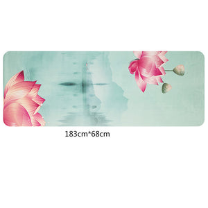 Travel Yoga Mat!  1.5mm Ultra-thin, Eco-Friendly, Natural Rubber.  Beautiful Designs!
