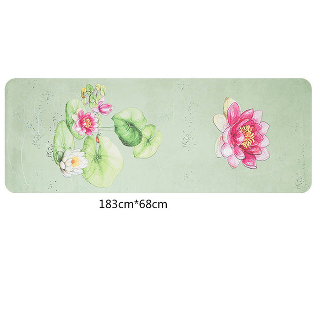 Travel Yoga Mat!  1.5mm Ultra-thin, Eco-Friendly, Natural Rubber.  Beautiful Designs!