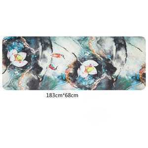 Travel Yoga Mat!  1.5mm Ultra-thin, Eco-Friendly, Natural Rubber.  Beautiful Designs!