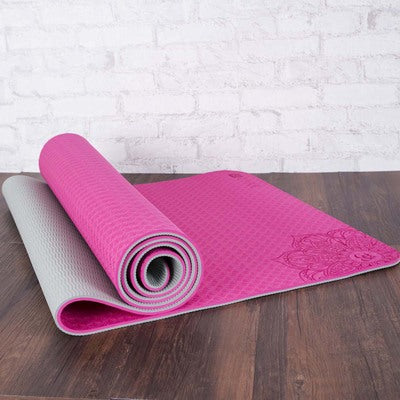 Gorgeous 6mm Eco-Friendly Yoga Mat with Bag