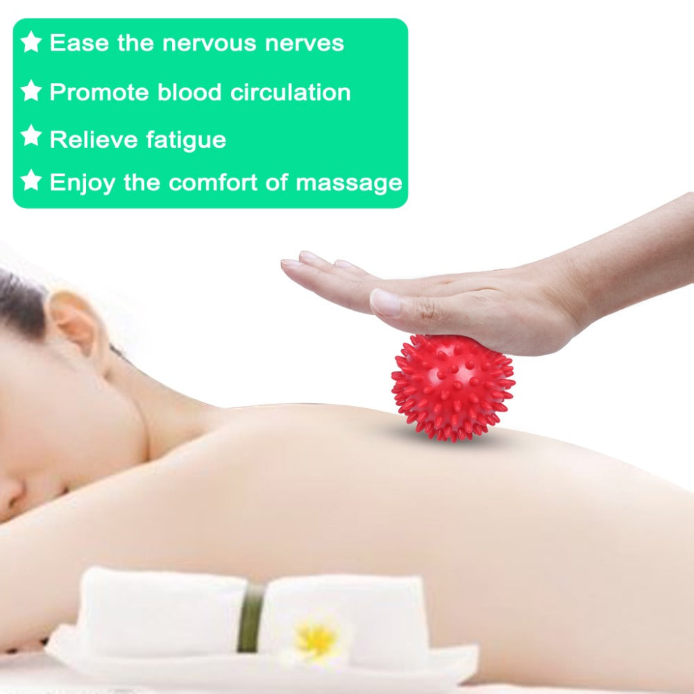 Spiky Massage Ball Whole Body Massager - Foot Back Neck Pain Trigger Point Health Care