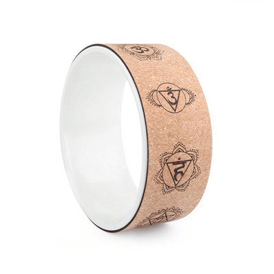 Cork Yoga Exercise Wheel - Eco Friendly!