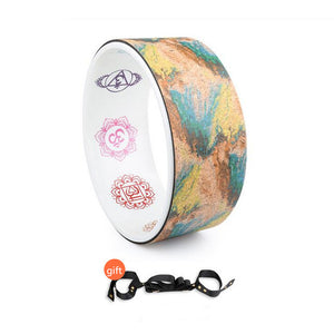 Cork Yoga Exercise Wheel - Eco Friendly!