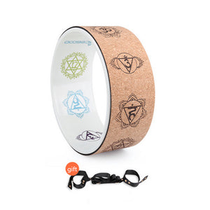 Cork Yoga Exercise Wheel - Eco Friendly!