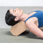Cork Wood Yoga Block - Cut-corners, Multi-use