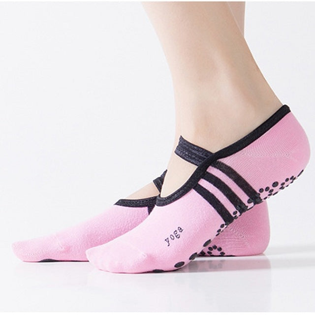 Anti Slip Cotton Sports Yoga Socks