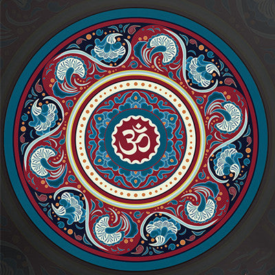 Little Round Yoga Mat Suede Natural Rubber Yoga Cushion Meditation Pad - 60*60cm*3mm