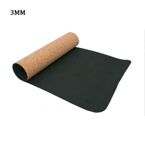 Cork Yoga Mats - Eco-Friendly - extra slip-resistant for Hot Yoga 3MM/4MM/5MM/6MM/8MM