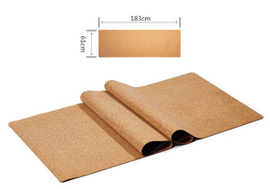 Cork Yoga Mats - Eco-Friendly - extra slip-resistant for Hot Yoga 3MM/4MM/5MM/6MM/8MM