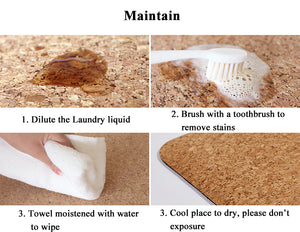 Cork Yoga Mats - Eco-Friendly - extra slip-resistant for Hot Yoga 3MM/4MM/5MM/6MM/8MM