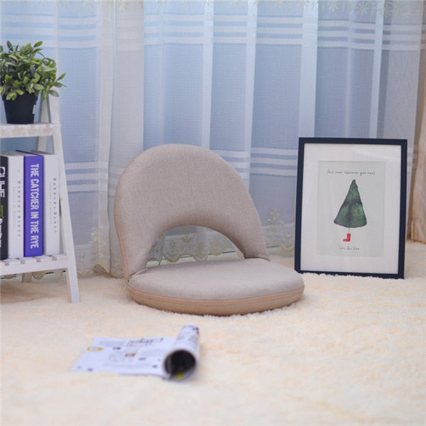 Padded Meditation Chair with Adjustable Backrest  (Japanese style)