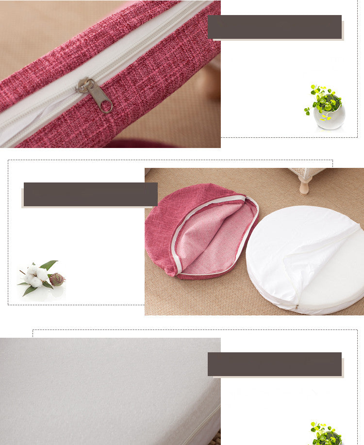 Round High Strength Sponge Tatami Cushion