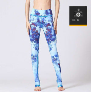 Printed Yogini Yoga Pants Women High Waist Yoga Leggings