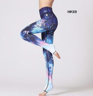 Printed Yogini Yoga Pants Women High Waist Yoga Leggings