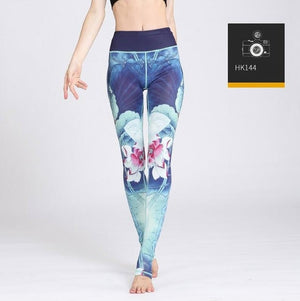 Printed Yogini Yoga Pants Women High Waist Yoga Leggings
