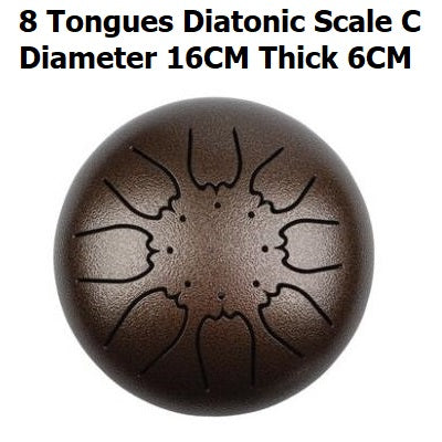 Hang mini 6.5 inch HandPan metal drum diatonic C drum Child enlightenment