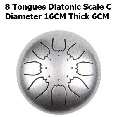 Hang mini 6.5 inch HandPan metal drum diatonic C drum Child enlightenment