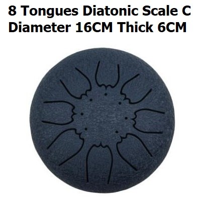 Hang mini 6.5 inch HandPan metal drum diatonic C drum Child enlightenment