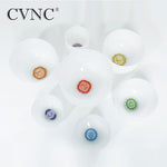 Chakra tuned 7 piece set Frosted  Quartz Crystal Singing Bowls   6" - 12"